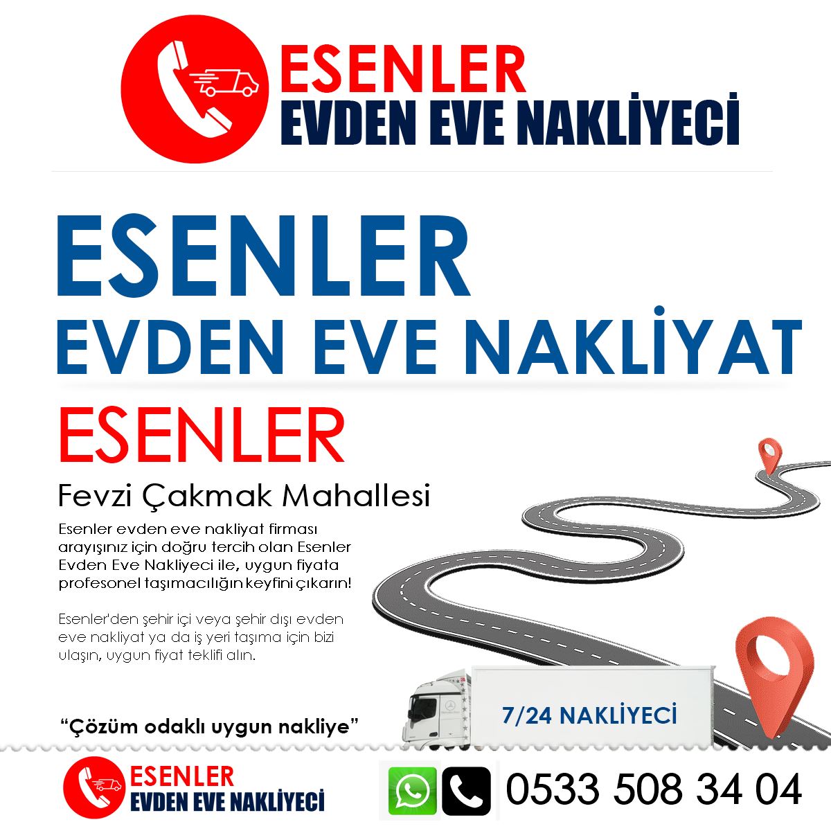 Fevzi Çakmak EVden Eve Nakliyat ve İş Yeri Taşıma