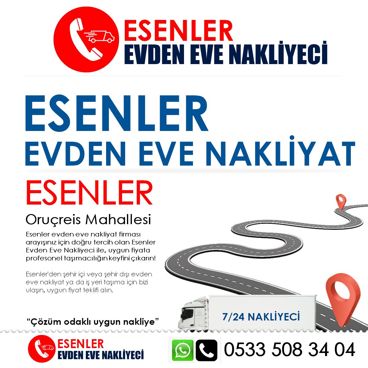 Oruçreis EVden Eve Nakliyat ve İş Yeri Taşıma
